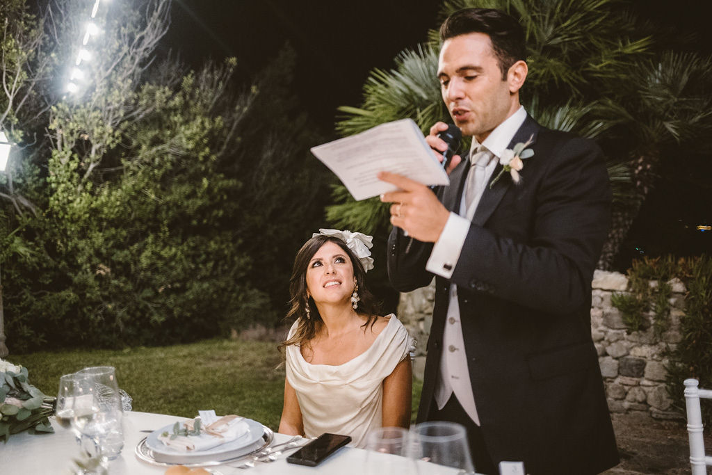 Maria e Fabrizio – il discorso dello sposo